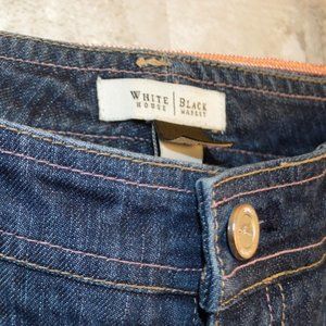 White House Black Market dark blue "Give Hope" jeans, women's 6